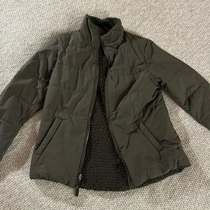 Reversible Sherpa north face jacket
